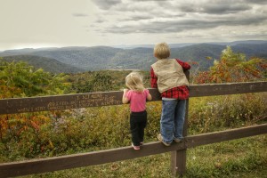 Justin and Aine in northern Pennsylvania