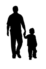 stock-photo-741085-silhouette-of-father-and-son-walking